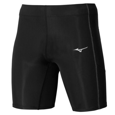Mallas Mizuno Impulse Core Mid Hombre Negros - Chile M514ZJHTDI